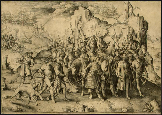 The Conversion of St. Paul by Lucas van Leyden